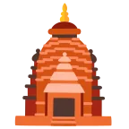 Emoji Templo hindú en Google