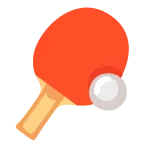 Emoji Tenis de mesa en Google