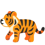 Emoji Tigre en Google