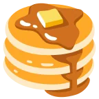 Pancakes emoji on Google