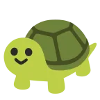 Turtle emoji on Google