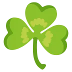 Shamrock emoji on Google