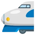 Emoji Tren bala en Google