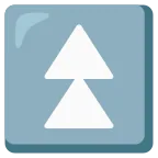 Fast Up Button emoji on Google