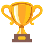 Trophy emoji on Google