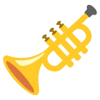 Trumpet emoji on Google