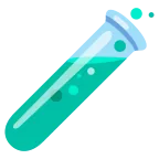 Emoji Tubo de ensayo en Google