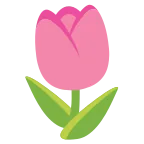 Tulip emoji on Google