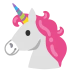 Unicorn emoji on Google