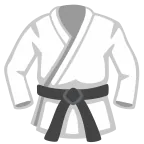 Emoji Uniforme de artes marciales en Google