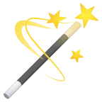 Magic Wand emoji on Google