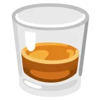 Emoji Vaso de whisky en Google