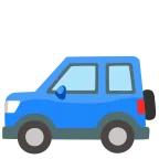 Emoji Vehículo deportivo utilitario en Google