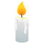 Candle emoji on Google