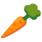 Emoji Zanahoria en Google