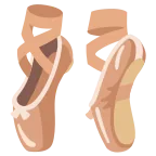 Emoji Zapatillas de ballet en Google