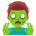 Emoji Zombi hombre en Google