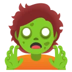 Zombie emoji on Google