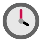 Four O’clock emoji on Microsoft