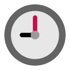 Nine O’clock emoji on Microsoft