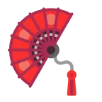 Emoji Abanico abierto en Microsoft