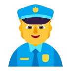 Emoji Agente de policía en Microsoft