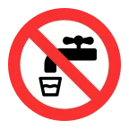 Non-Potable Water emoji on Microsoft
