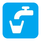 Emoji Agua potable en Microsoft