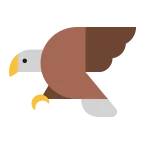 Eagle emoji on Microsoft