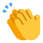 Emoji Aplauso en Microsoft