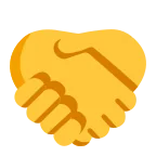Handshake emoji on Microsoft