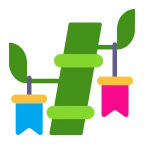 Emoji Árbol de tanabata en Microsoft