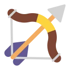 Bow and Arrow emoji on Microsoft