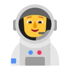 Emoji Astronauta en Microsoft