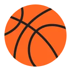 Basketball emoji on Microsoft