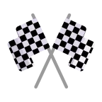 Chequered Flag emoji on Microsoft