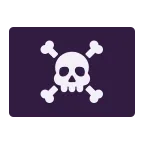 Emoji Bandera pirata en Microsoft