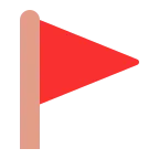 Triangular Flag emoji on Microsoft
