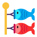 Emoji Banderín de carpas en Microsoft