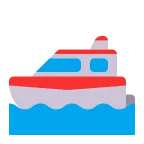 Motor Boat emoji on Microsoft