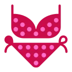 Bikini emoji on Microsoft