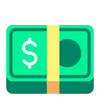 Cash (Dollar Bill) emoji on Microsoft