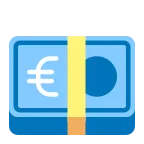 Euro Banknote emoji on Microsoft
