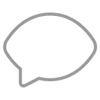 Speech Balloon emoji on Microsoft