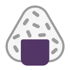 Emoji Bola de arroz en Microsoft
