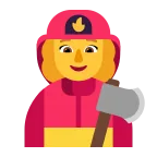 Emoji Bombera en Microsoft