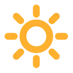 Bright Button emoji on Microsoft