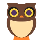 Emoji Búho en Microsoft