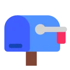 Emoji Buzón cerrado con la bandera bajada en Microsoft