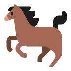 Emoji Caballo en Microsoft